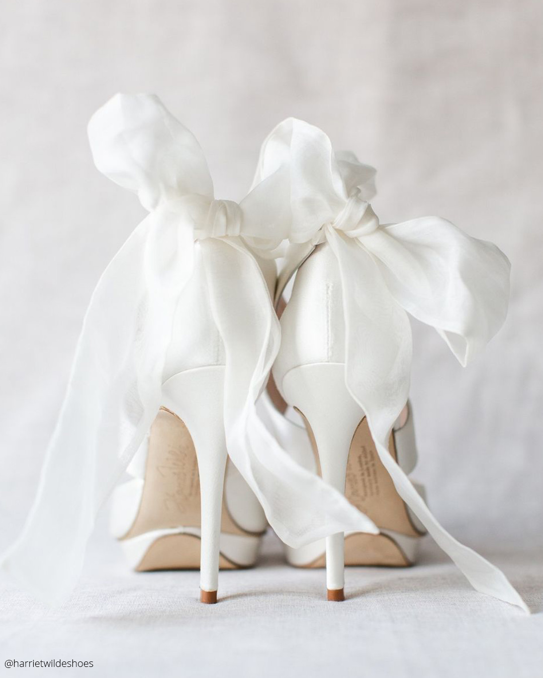 white wedding shoes simple with heels harrietwildeshoes