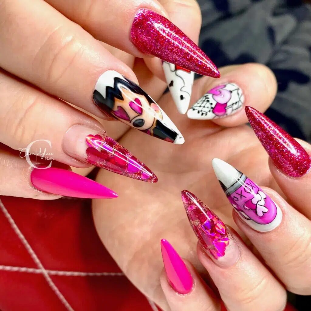 37+ Stunning Valentine Nail Designs 2024