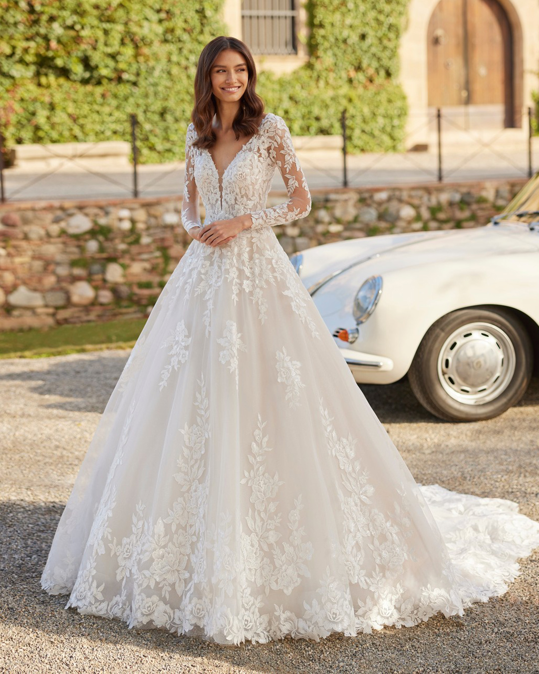 fall wedding dresses with long sleeves lace airebarcelona