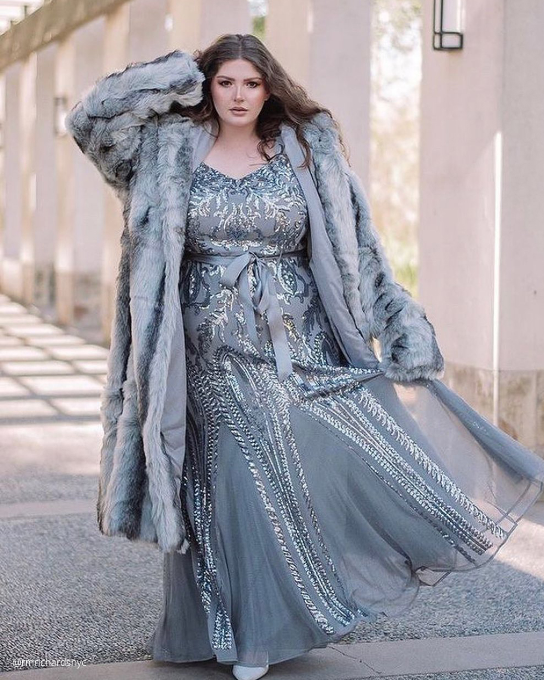 mother of the groom dresses silver plus size rmrichardsnyc