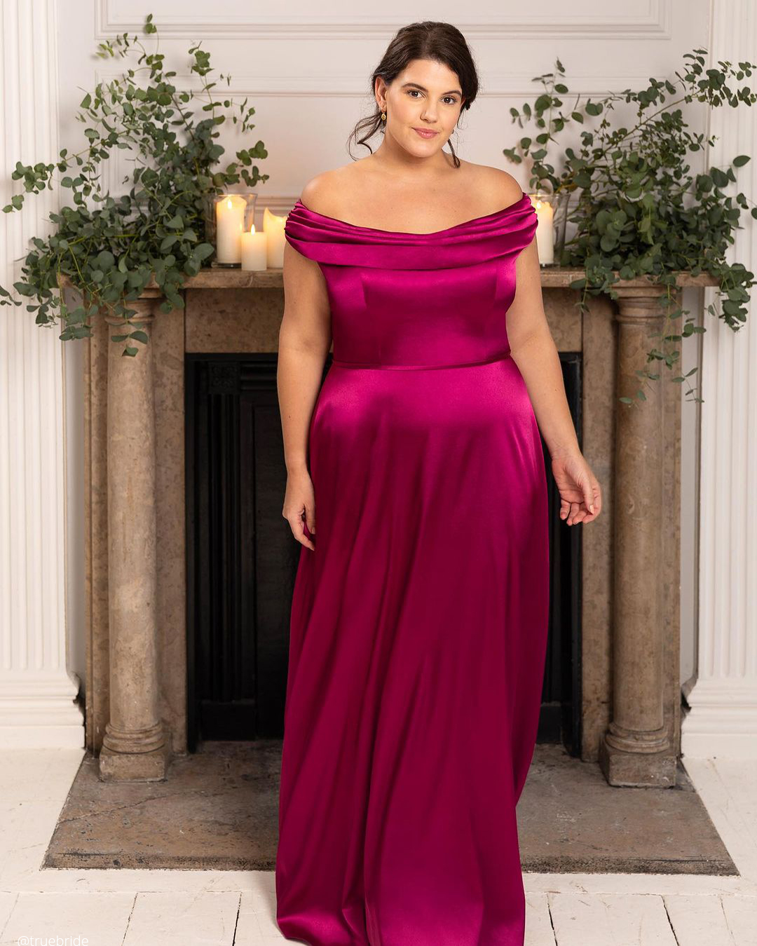 mother of the groom dresses simple plus size off the shoulder truebride