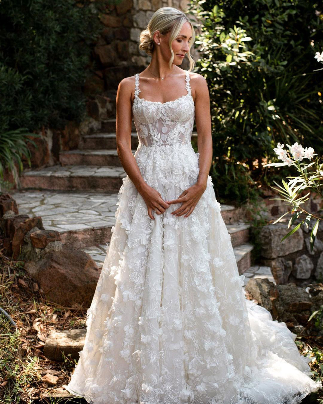 a line wedding dresses appliques sweetheart neckline galialahav