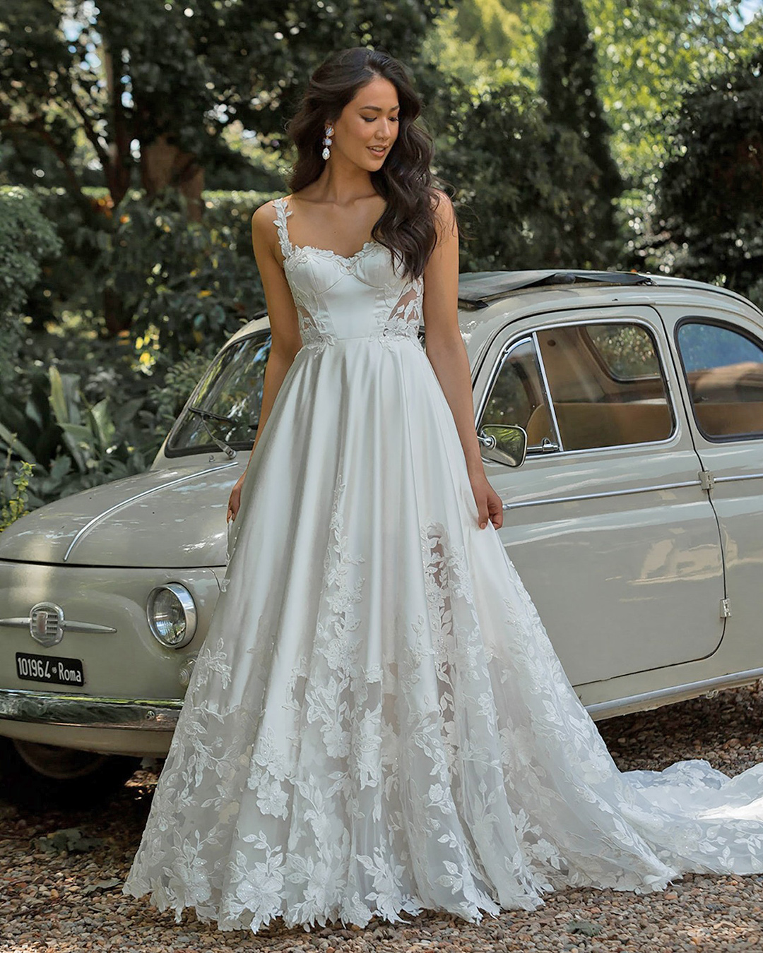 a line wedding dresses lace sweetheart neckline madilane