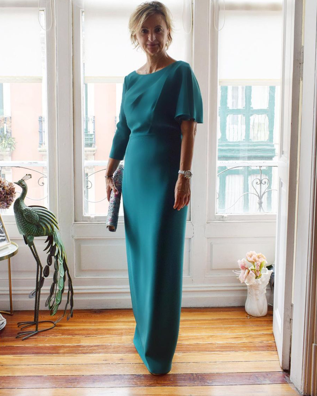 mother of the bride dresses emerald green simple long aliciaruedaatelier