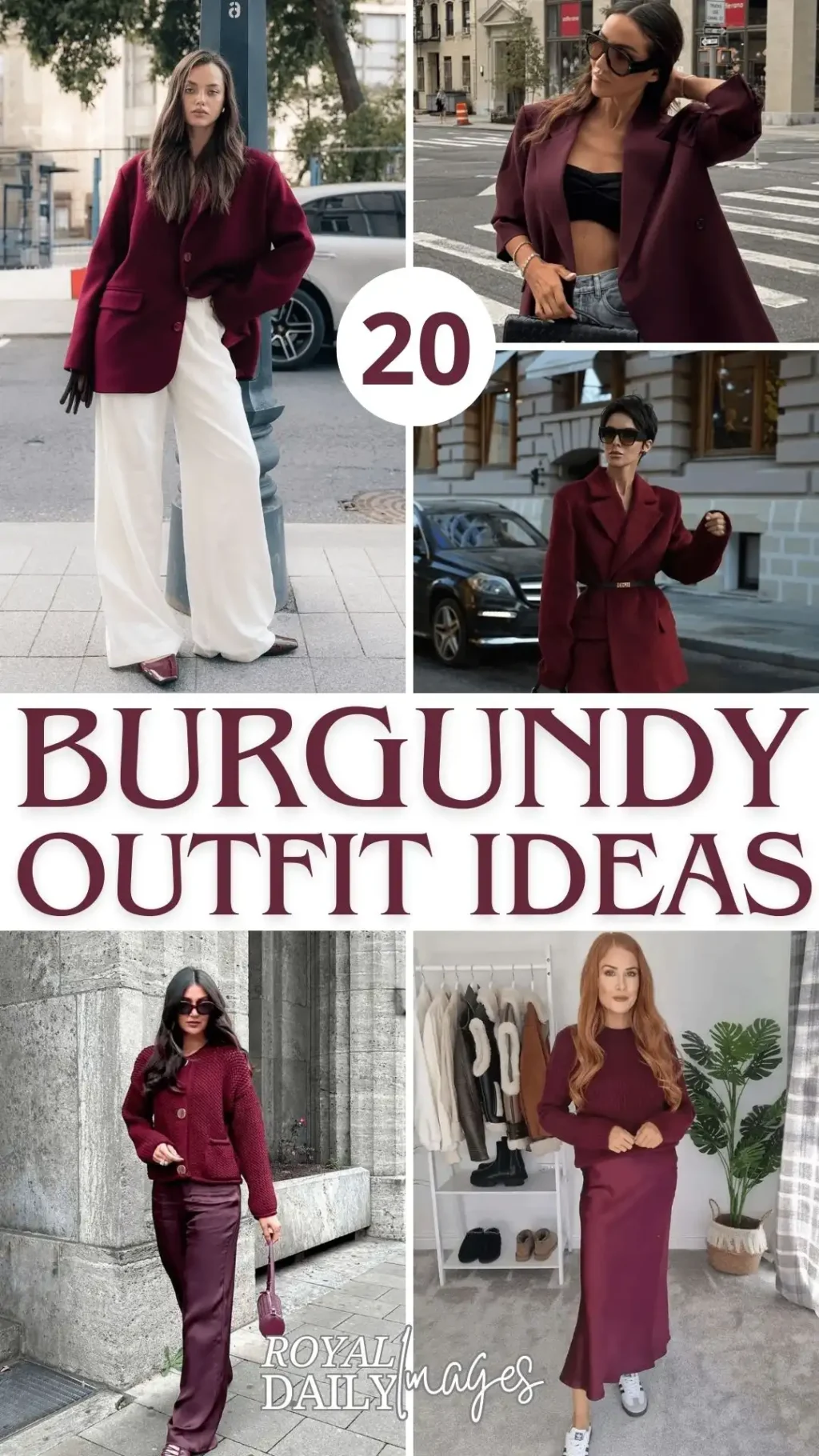 20 Burgundy Outfit Ideas to Nail Your Fall Style