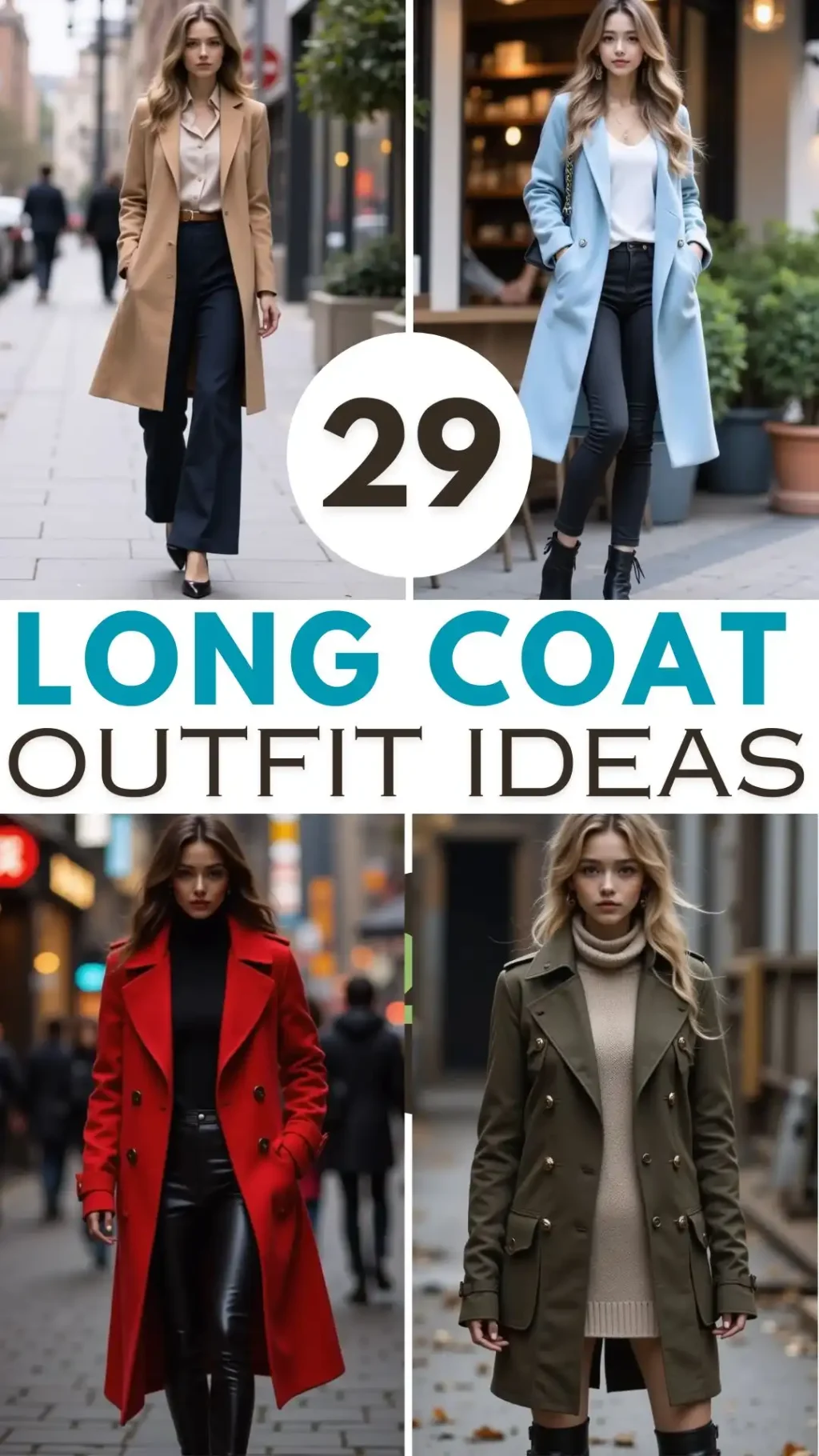  Stylish Long Coat Outfits for Any Occasion