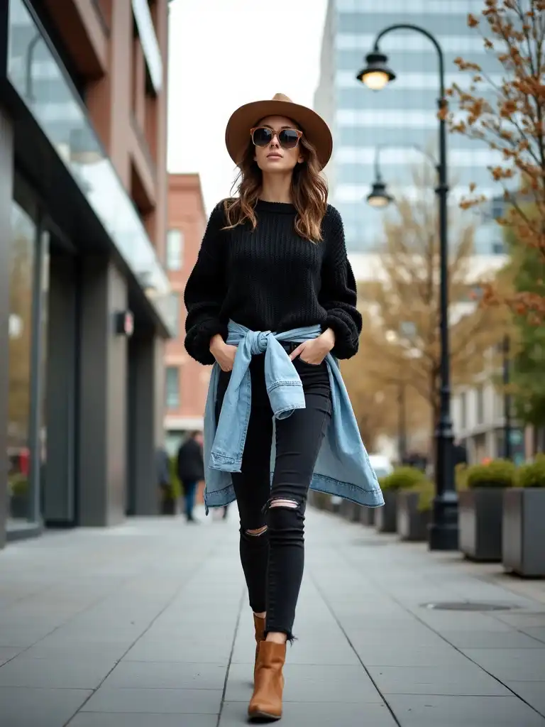 Elegant fall hats on display in rich seasonal colors like burgundy, brown, and beige