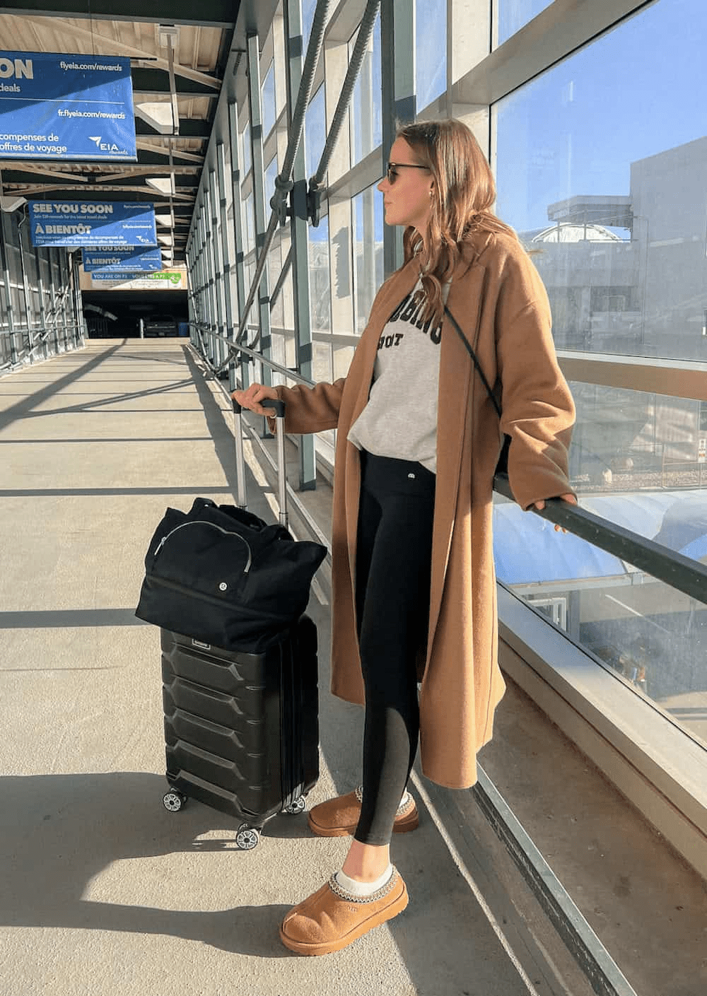 Cozy Airport Look