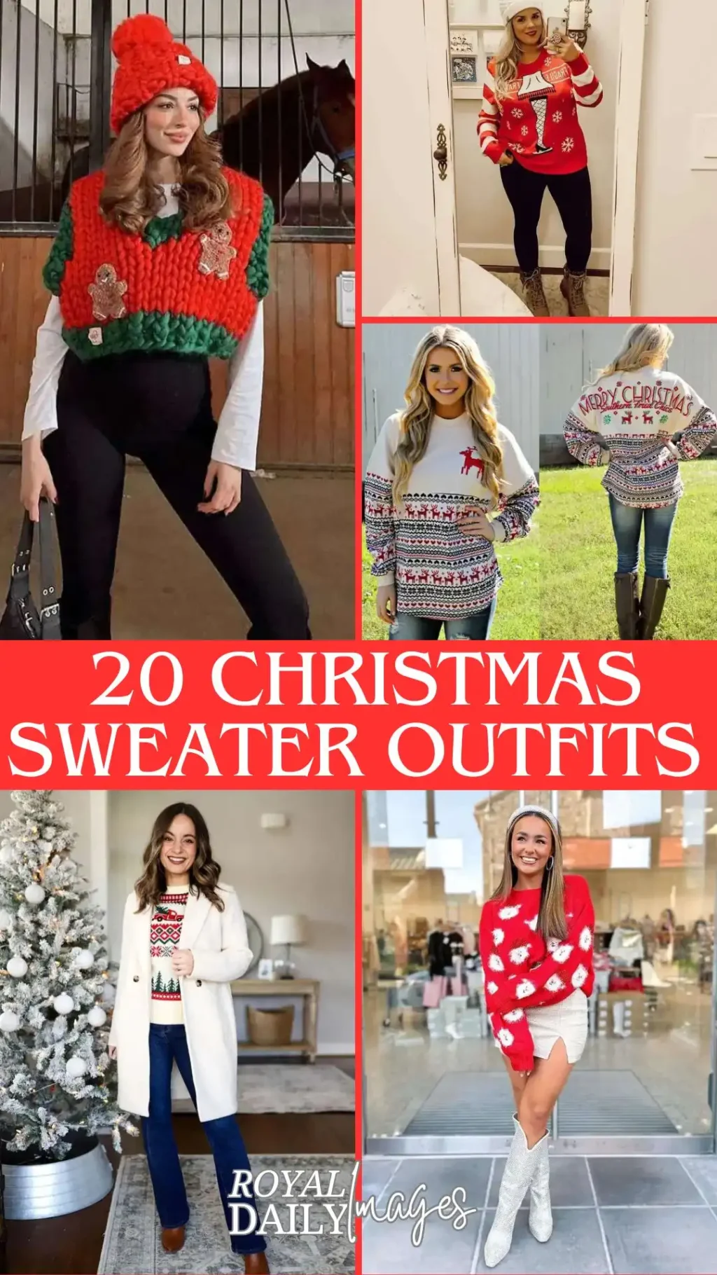 Ugly Christmas Sweater Outfit Ideas