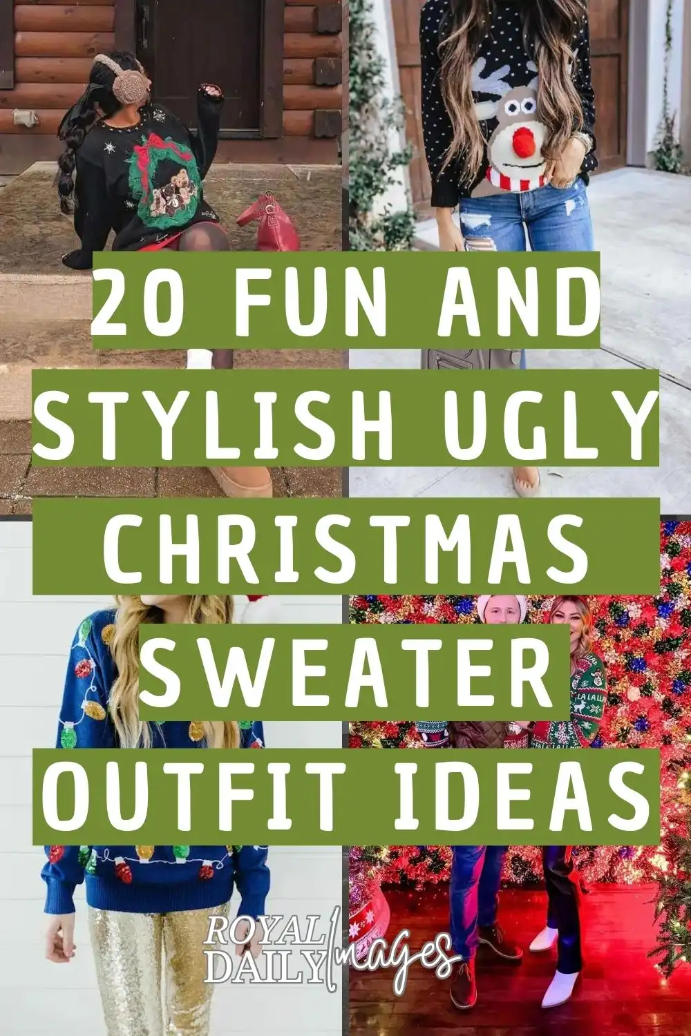 Ugly Christmas Sweater Outfit Ideas