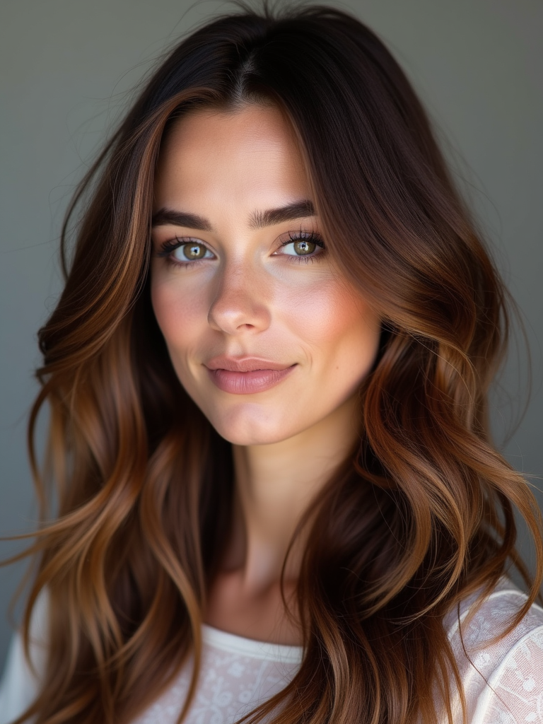 Frosted Cocoa Hair Color