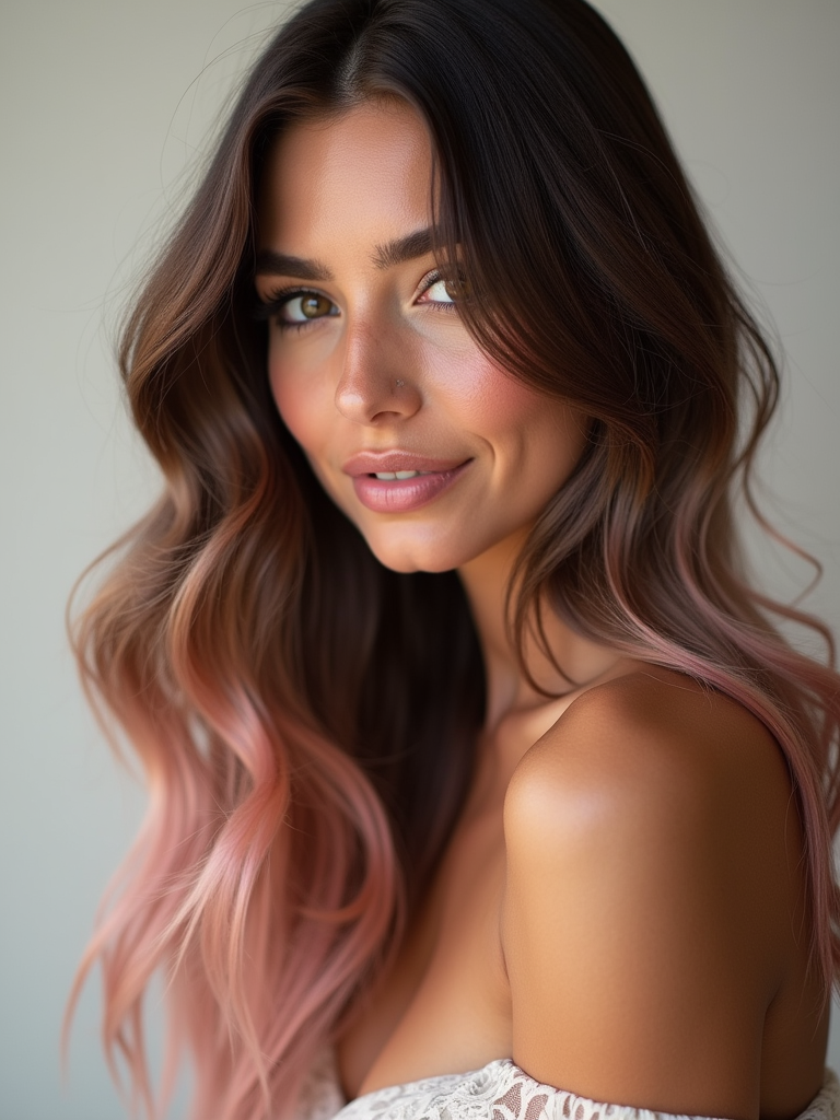 Cocoa Rose Hair Color