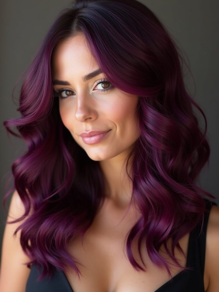 Velvet Plum Hair Color