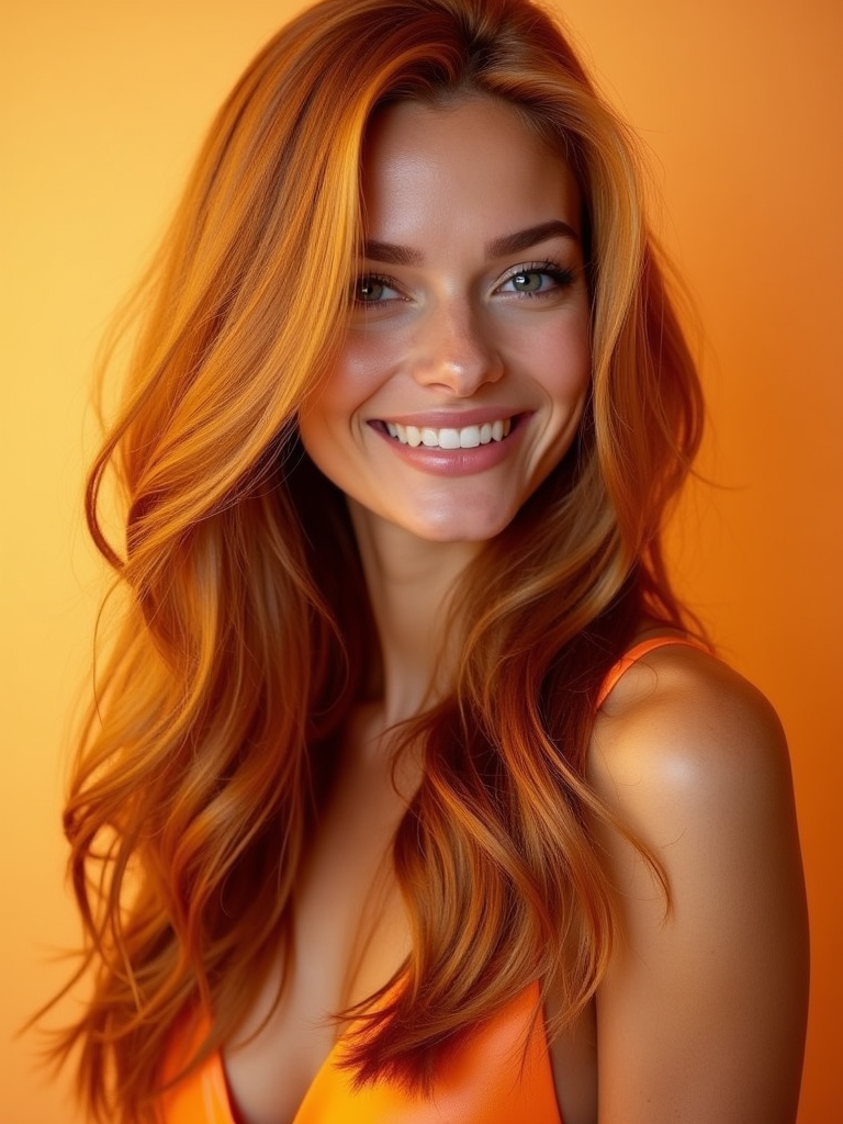 Golden Spice Hair Color